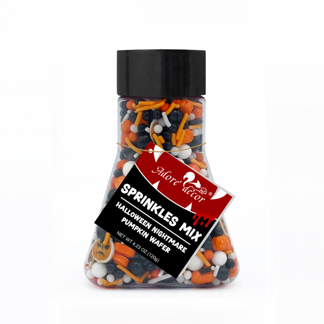 Halloween Nightmare Wafer Pumpkin Sprinkles Mix