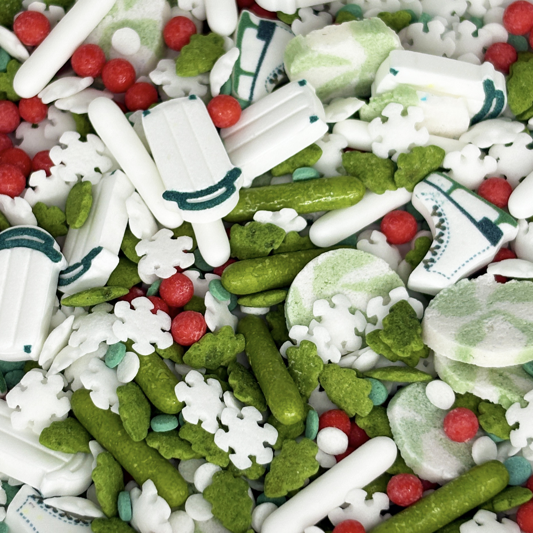 Christmas Ice Symphony Sprinkles Cake Decoration Candy 