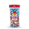 Christmas 2 Cell Jar Holly Jolly Sprinkle Edible Cake Decoration Candy 
