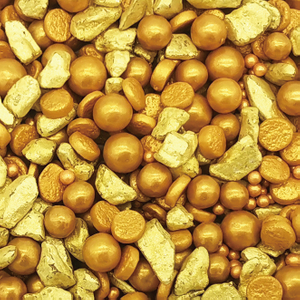 Gold Nuggets Sprinkle Mix Edible Cake Decoration Candy