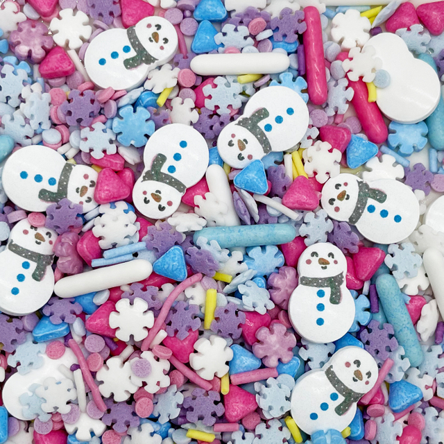 Christmas Frozen Dream Sprinkles Cake Decoration Candy 