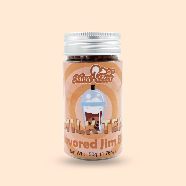 Milk Tea Flavored Jimmies Sprinkle Edible Cake Decoration Candy