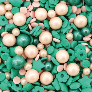Flower Garden Sprinkle Mix Edible Cake Decoration Candy