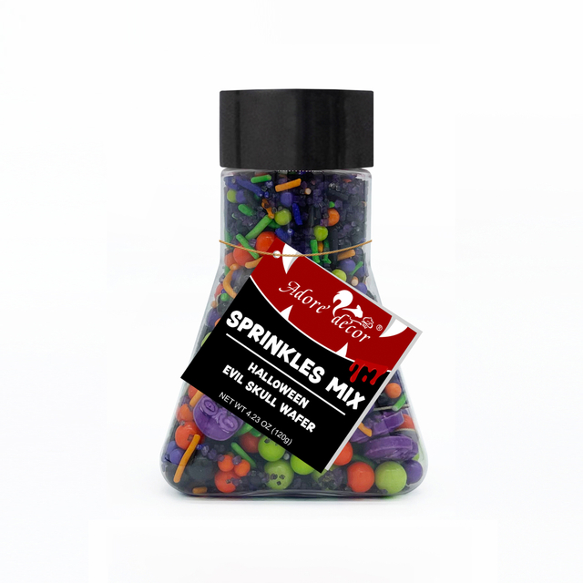 Halloween Evil Skull Wafer Sprinkles Mix