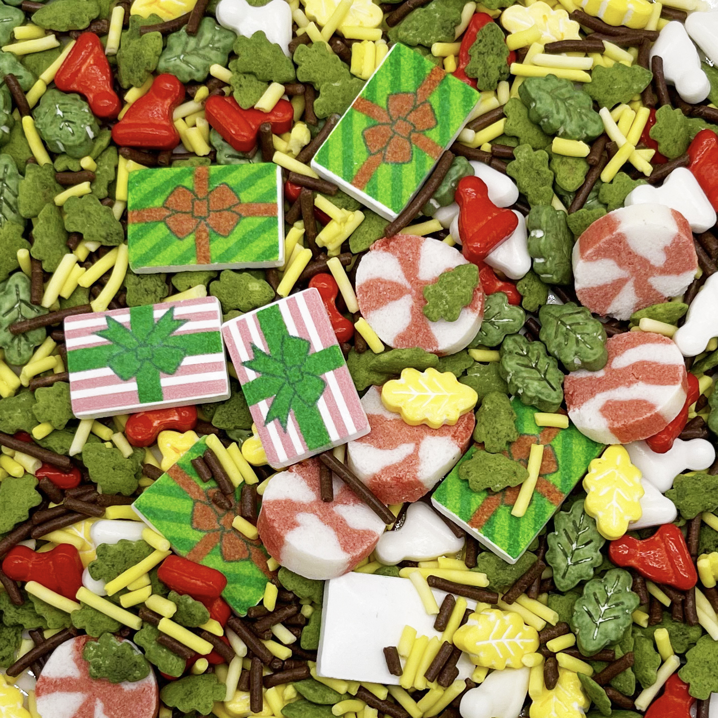 Christmas Jolly Gift Sprinkles Cake Decoration Candy 