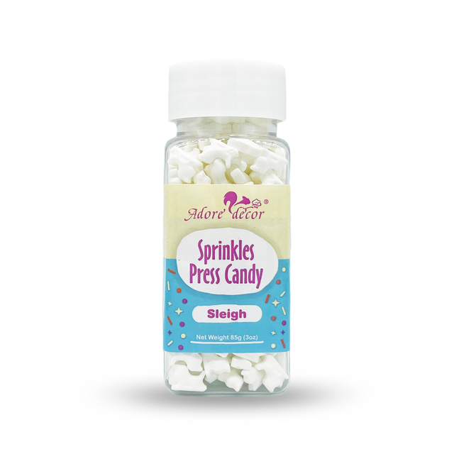 Sleigh Press Candy Sprinkles Cake Decoration Press Candy 