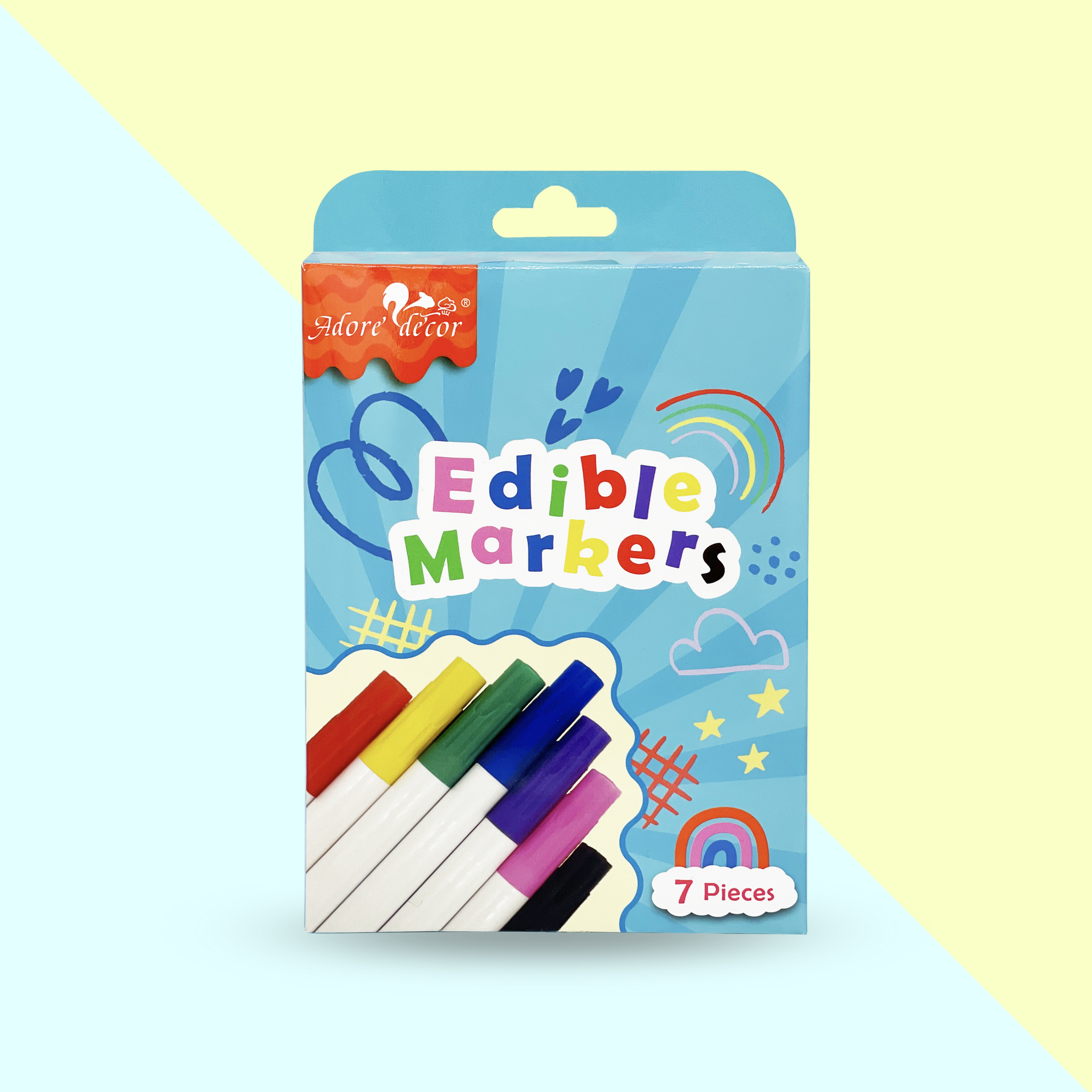 Edible Markers Bake Cake Decoration