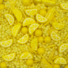 Crunchy Sour Candy Lemon Flavour Sprinkle Edible Cake Decoration Candy