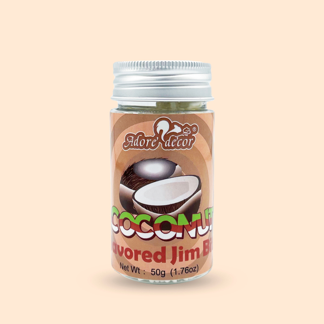 Coconut Flavored Jimmies Sprinkle Edible Cake Decoration Candy