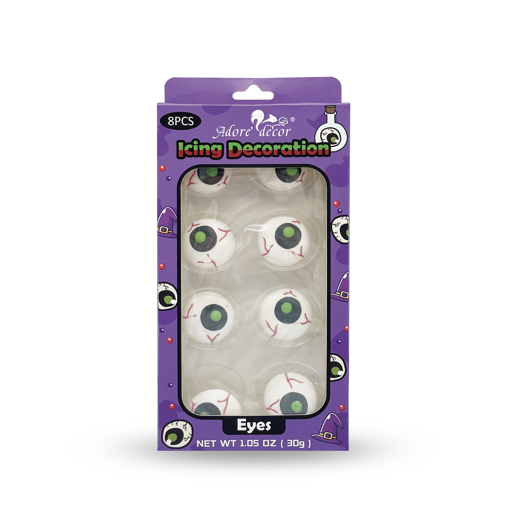 Halloween Eyes Icing Decorations Sprinkle Edible Cake Decoration Candy 