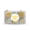 Adore Decor Sprinkle Mix - 6 Box Gold & Silver Cake Decoration 