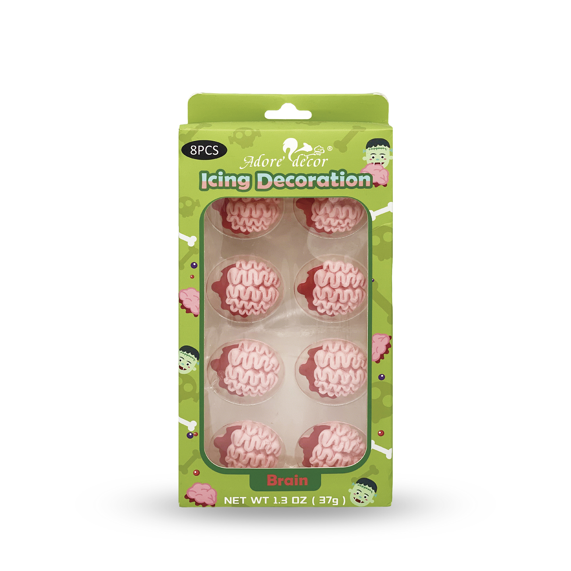 Halloween Brain Icing Decorations Sprinkle Edible Cake Decoration Candy 
