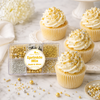 Adore Decor Sprinkle Mix - 6 Box Gold & Silver Cake Decoration 
