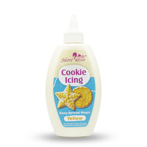Adore Decor Decorating Cookie Icing Yellow 8.04oz