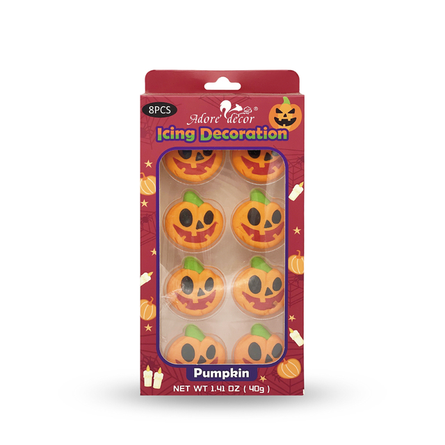 Halloween Pumpkin Icing Decorations Sprinkle Edible Cake Decoration Candy 