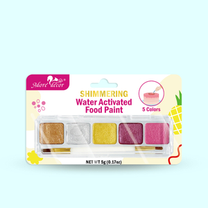 Shimmering Water Activated Food Paint Edible Cake Decoration