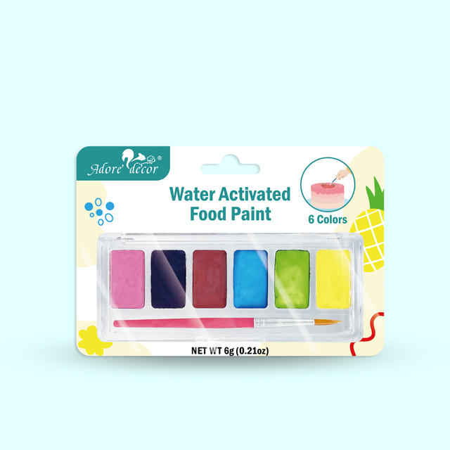 Water Activated Food Paint Edible Cake Decoration