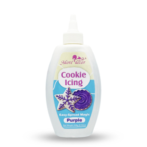 Adore Decor Decorating Cookie Icing Purple 8.04oz