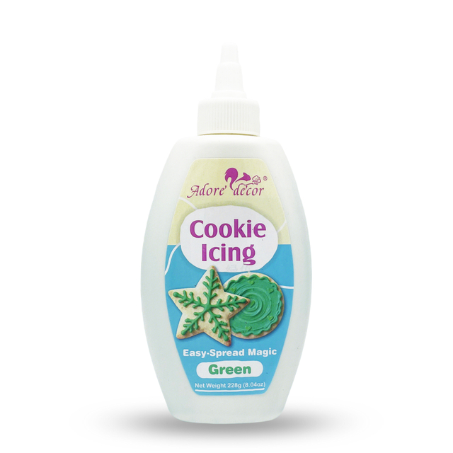 Adore Decor Decorating Cookie Icing Green 8.04oz